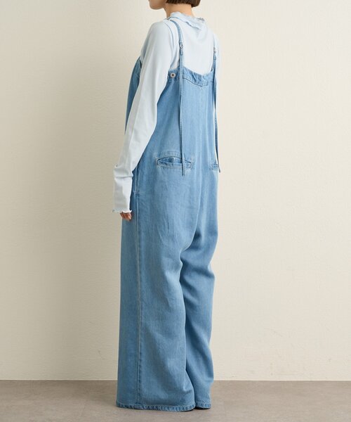 Omekashi（オメカシ）の「コクーンサロペット（サロペット/オーバーオール・レディース・ブルー系その他/オフホワイト・36/38）」の22枚目の写真