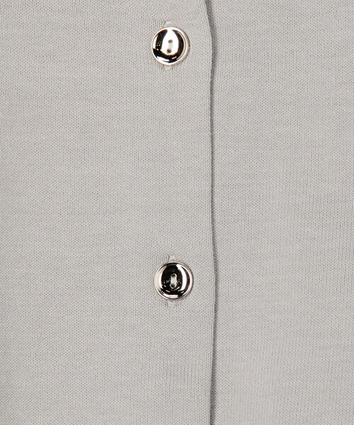 MICO COULIER(ミコクリエ)の「後ろシャツ配色切替カーディガン(ニット/セーター・レディース・オフホワイト/ネイビー/ライトグレー・38)」の21枚目の写真