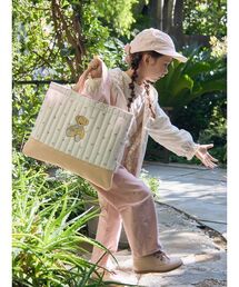 JAMIE KAY（ジェイミーケイ）の「【ONLINE限定カラーあり】JKベア レッスンバッグ（トートバッグ）」