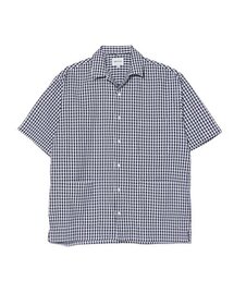 BRUMAN（ブルーマン）の「Open Collar Short Sleeve Shirt (Gingham Check)（シャツ/ブラウス）」