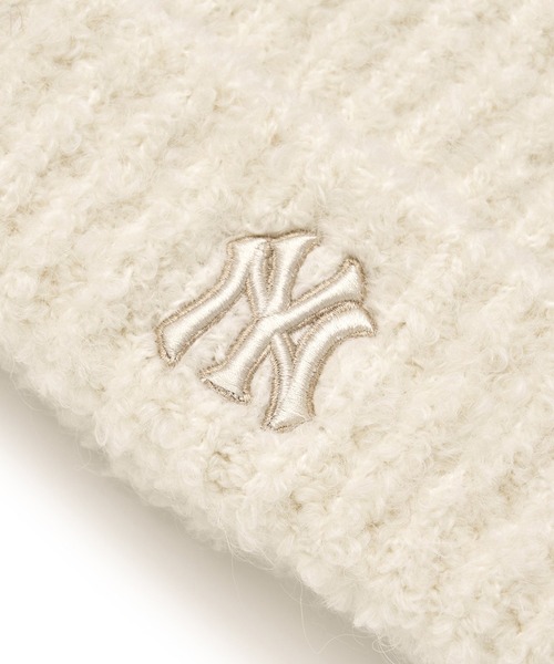 MLB KOREA-フワモコ ミャオ ビーニー【猫耳ビーニー】（ニットキャップ