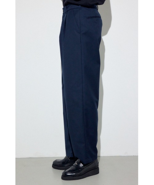 AZUL by moussy(アズールバイマウジー)の「ワンタックワイドスラックス(スラックス・メンズ・ブラック/ダークネイビー・LARGE/MEDIUM/SMALL)」の10枚目の写真