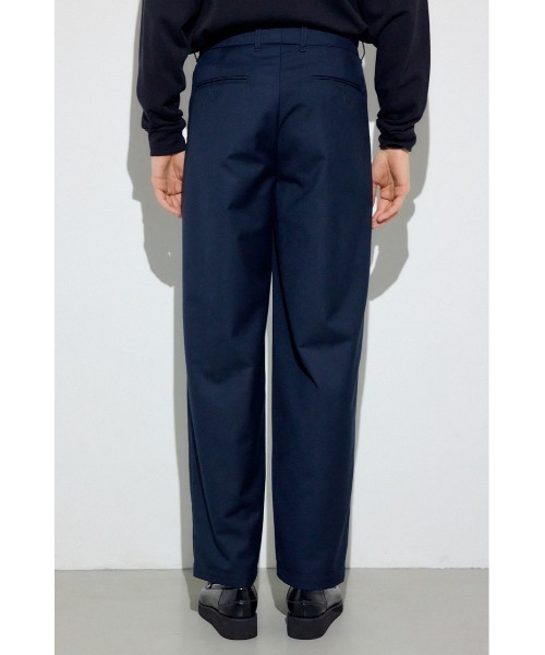 AZUL by moussy(アズールバイマウジー)の「ワンタックワイドスラックス(スラックス・メンズ・ブラック/ダークネイビー・LARGE/MEDIUM/SMALL)」の11枚目の写真