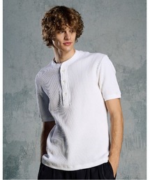 waffle henley S/S