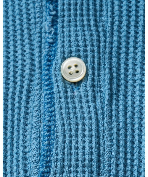 wjk（ダヴルジェイケイ）の「waffle henley S/S（Tシャツ/カットソー・メンズ・ブラック/ライトブルー/ホワイト・SMALL/MEDIUM/LARGE/X-LARGE）」の10枚目の写真