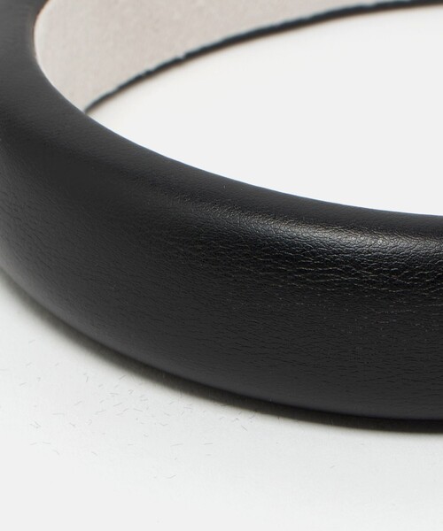 green label relaxing（グリーンレーベルリラクシング）の「レザーライク カチューシャ（カチューシャ・レディース・ブラック・FREE）」の6枚目の写真