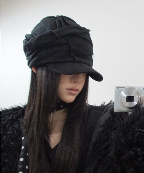 FLAREUP（フレアアップ）の「Soi Draped Cap (FL-743_Black)（キャップ
