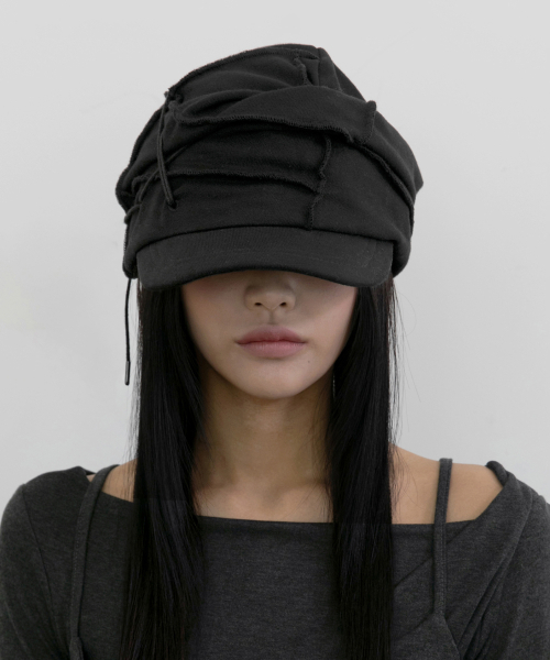 flareup Soi Draped Cap チャコール FLAREUP（フレアアップ）の「Soi Draped Cap (FL-743_Black)（キャップ