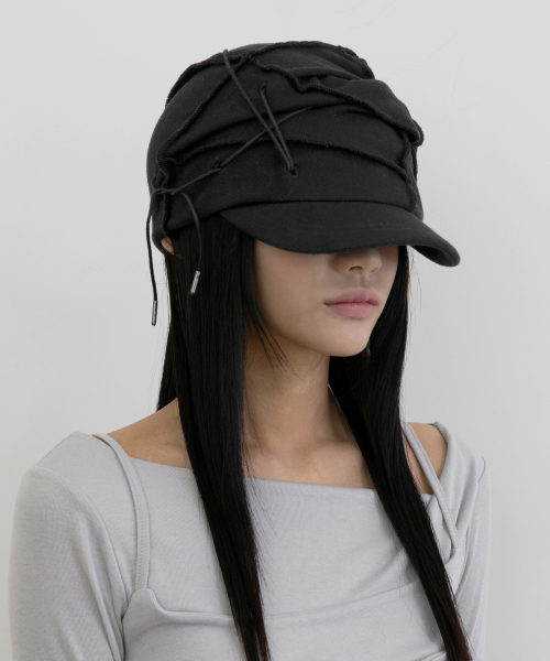 FLAREUP（フレアアップ）の「Soi Draped Cap (FL-743_Black)（キャップ