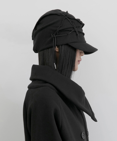 FLAREUP（フレアアップ）の「Soi Draped Cap (FL-743_Black)（キャップ