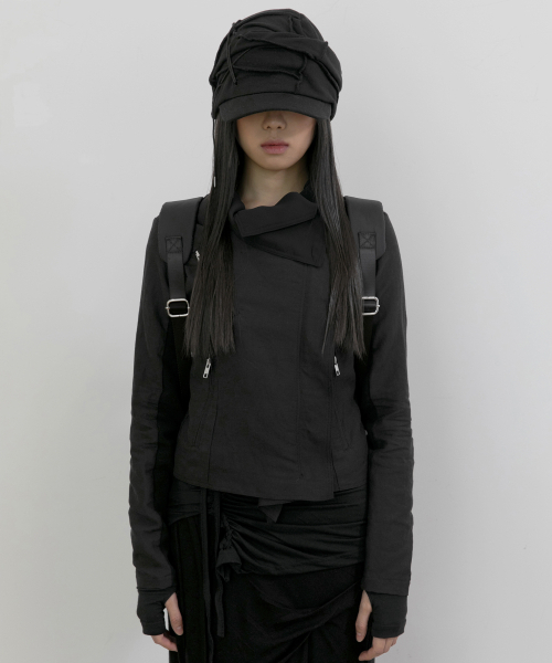 FLAREUP（フレアアップ）の「Soi Draped Cap (FL-743_Black)（キャップ
