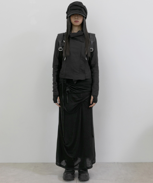 FLAREUP（フレアアップ）の「Soi Draped Cap (FL-743_Black)（キャップ