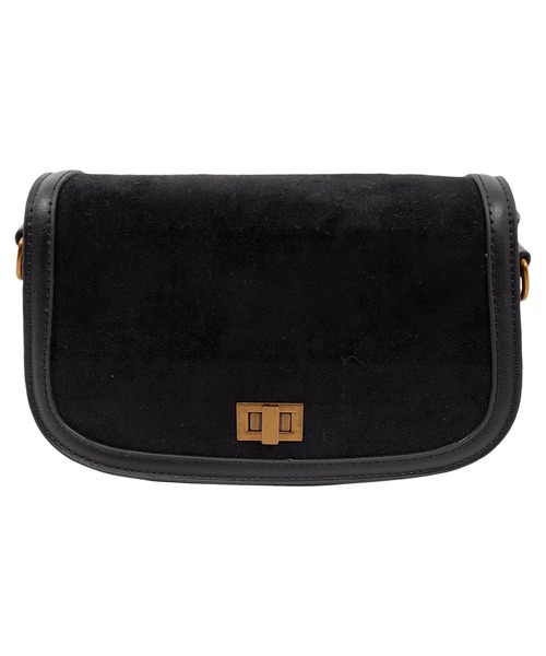 KOBE LETTUCE（コウベレタス）の「スウェードショルダーバッグ（ショルダーバッグ・レディース・ベージュ/ブラウン/ブラック・F）」の9枚目の写真