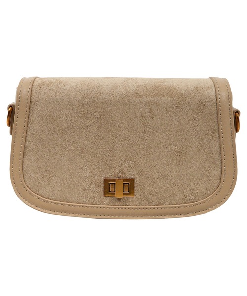 KOBE LETTUCE（コウベレタス）の「スウェードショルダーバッグ（ショルダーバッグ・レディース・ベージュ/ブラウン/ブラック・F）」の11枚目の写真