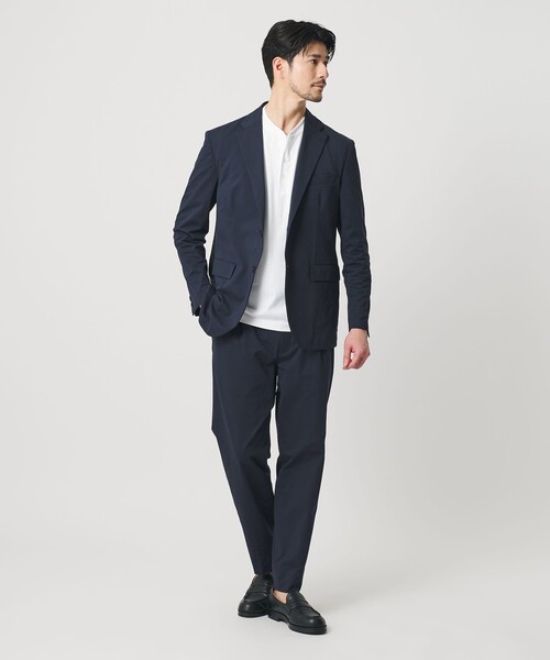 【WEB限定 WARDROBE SMART】カルゼジャージ コンフォート セットアップ/ジャケット＆イージーパンツ