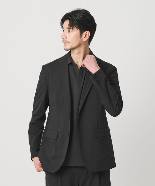 BEAUTY&YOUTH UNITED ARROWS(ビューティーアンドユースユナイテッドアローズ)の「【WEB限定 WARDROBE SMART】カルゼジャージ コンフォート セットアップ/ジャケット&イージーパンツ(セットアップ・メンズ・ブラック/ネイビー・S/M/L/XL)」の5枚目の写真