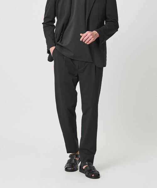 BEAUTY&YOUTH UNITED ARROWS(ビューティーアンドユースユナイテッドアローズ)の「【WEB限定 WARDROBE SMART】カルゼジャージ コンフォート セットアップ/ジャケット&イージーパンツ(セットアップ・メンズ・ブラック/ネイビー・S/M/L/XL)」の6枚目の写真