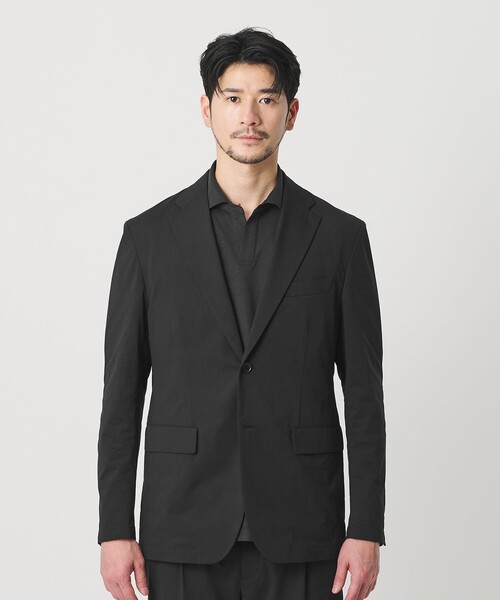 BEAUTY&YOUTH UNITED ARROWS(ビューティーアンドユースユナイテッドアローズ)の「【WEB限定 WARDROBE SMART】カルゼジャージ コンフォート セットアップ/ジャケット&イージーパンツ(セットアップ・メンズ・ブラック/ネイビー・S/M/L/XL)」の12枚目の写真