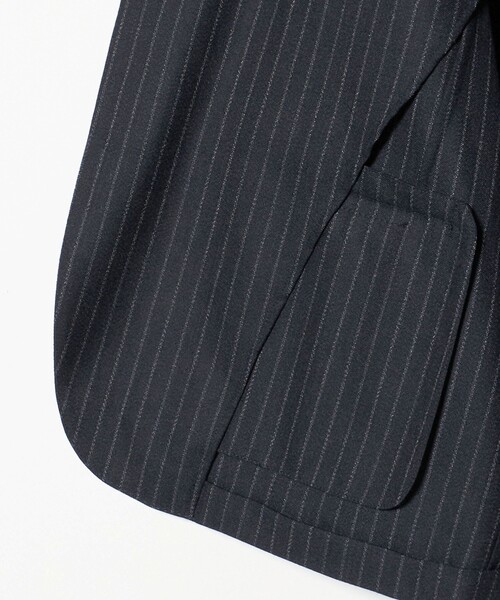 SOVEREIGN（ソブリン）の「＜SOVEREIGN＞DI PRAY ウール ストライプ シングル2ボタン テーラードジャケット RELAX MODEL（テーラードジャケット・メンズ・ネイビー・L/M）」の13枚目の写真