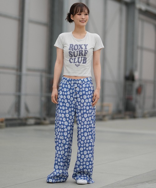 ROXY（ロキシー）の「ROXY/ロキシー 半袖 Tシャツ チビT 丈短め クロップド丈 RST261086（Tシャツ/カットソー・レディース・レッド/ホワイト/グレー・L/M）」の20枚目の写真