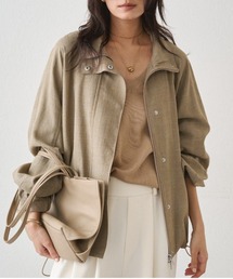 LOUNGEDRESS | メランジギマスタンドブルゾン(ブルゾン)