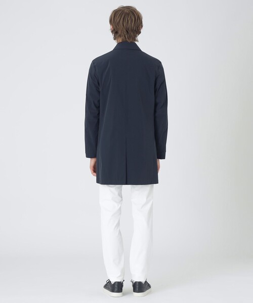 BLACK LABEL CRESTBRIDGE（ブラックレーベル・クレストブリッジ）の「AIRYPACKステンカラーコート（ステンカラーコート・メンズ・ベージュ系その他/ネイビー・M/L）」の7枚目の写真