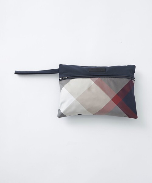 BLACK LABEL CRESTBRIDGE（ブラックレーベル・クレストブリッジ）の「AIRYPACKステンカラーコート（ステンカラーコート・メンズ・ベージュ系その他/ネイビー・M/L）」の9枚目の写真