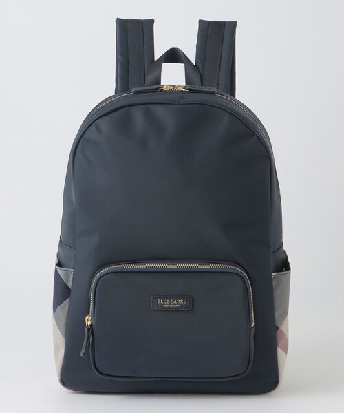 BLUE LABEL CRESTBRIDGE（ブルーレーベルクレストブリッジ）の「パーシャルクレストブリッジチェックナイロンバックパック（バックパック/リュック・レディース・ダークネイビー/ブラック・FREE）」の14枚目の写真