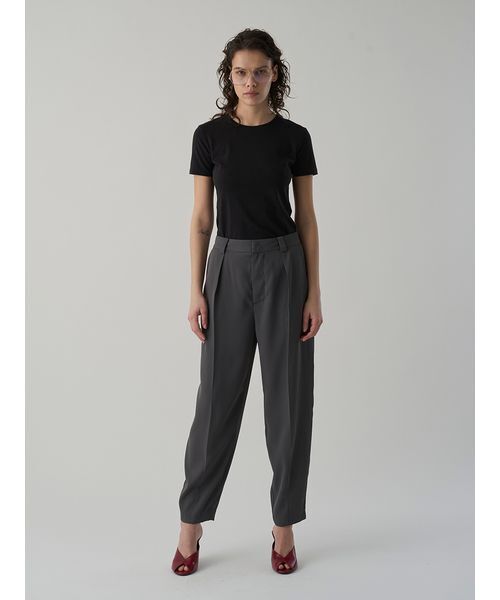 Henon.(ヘノン)の「ナローテーパードパンツ(その他パンツ・レディース・グレー/ブラック・38/36)」の10枚目の写真
