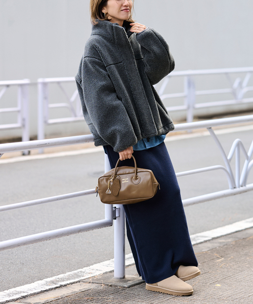 FRAMeWORK（フレームワーク）の「≪追加≫YOUNGOLSEN /ヤングアンドオルセン 別注 CHARM WIDE BOTTLE BAG（ショルダーバッグ・レディース・ブラック/ブラウン・FREE）」の22枚目の写真