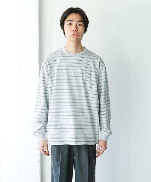 PENNEYS（ぺニーズ）の「『別注』PENNEYS×DOORS　THE FOX 天竺 LONG-SLEEVE T-SHIRTS（Tシャツ/カットソー・メンズ・ライトグレー/ホワイト/チャコールグレー/グレー系その他・LARGE/MEDIUM）」の10枚目の写真