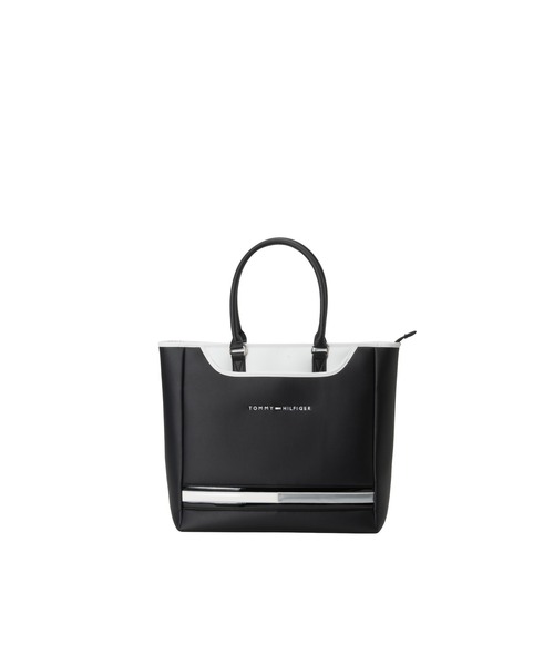TOMMY HILFIGER GOLF（トミー ヒルフィガー ゴルフ）の「トートバッグ BASIC（トートバッグ・メンズ・ホワイト/ネイビー/ブラック・フリー）」の2枚目の写真