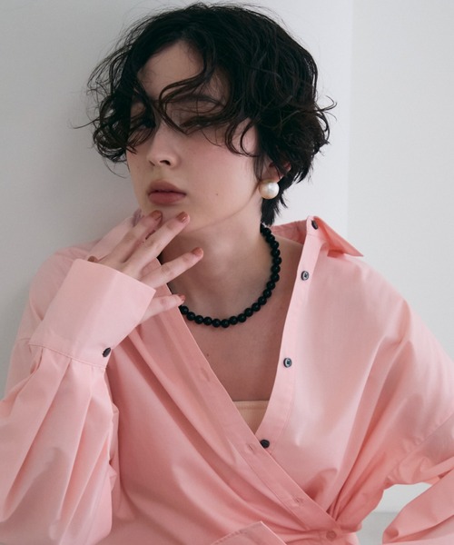 Trish（トリッシュ）の「ビッグコットンパールピアス（ピアス（両耳用）・レディース・ホワイト・FREE）」の10枚目の写真