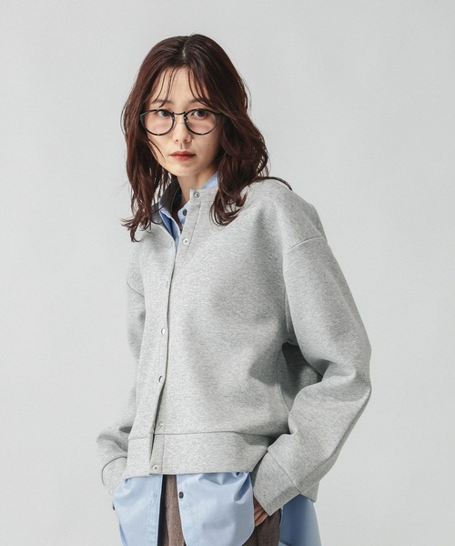 GLOBAL WORK（グローバルワーク）の「ダンボールボタンカーディガン/636099（カーディガン/ボレロ・レディース・ピンク系2/杢グレー/ブラック/グレイッシュベージュ・MEDIUM/LARGE）」の21枚目の写真