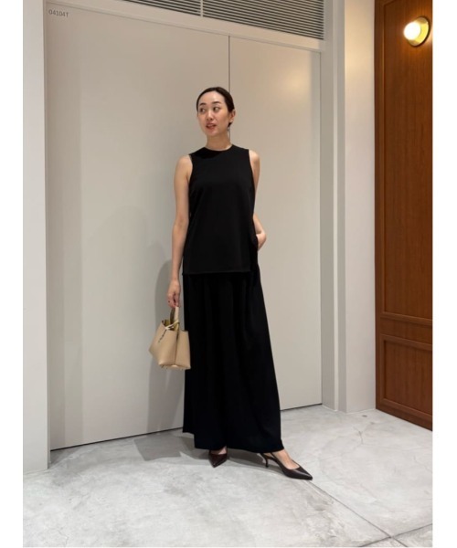 ESTNATION（エストネーション）の「ESTNATION THE FIRST / ギャザータックドレープパンツ（その他パンツ・レディース・オフホワイト/ブラック・36/38）」の13枚目の写真