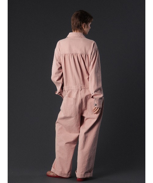 ELCHELE(エルチェレ)の「COMFY WORKER JUMPSUIT(つなぎ/オールインワン・レディース・インディゴブルー/コーラル・36/38)」の10枚目の写真