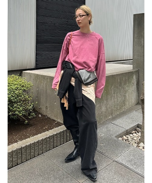 ELCHELE(エルチェレ)の「COMFY WORKER JUMPSUIT(つなぎ/オールインワン・レディース・インディゴブルー/コーラル・36/38)」の15枚目の写真