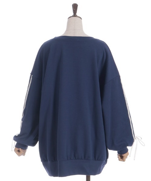 axes femme（アクシーズファム）の「袖ラインカットチュニック（チュニック・レディース・キナリ/ネイビー/グレー・FREE）」の21枚目の写真