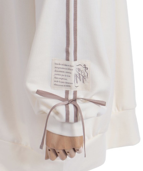 axes femme（アクシーズファム）の「袖ラインカットチュニック（チュニック・レディース・キナリ/ネイビー/グレー・FREE）」の9枚目の写真