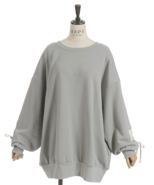 axes femme（アクシーズファム）の「袖ラインカットチュニック（チュニック・レディース・キナリ/ネイビー/グレー・FREE）」の11枚目の写真
