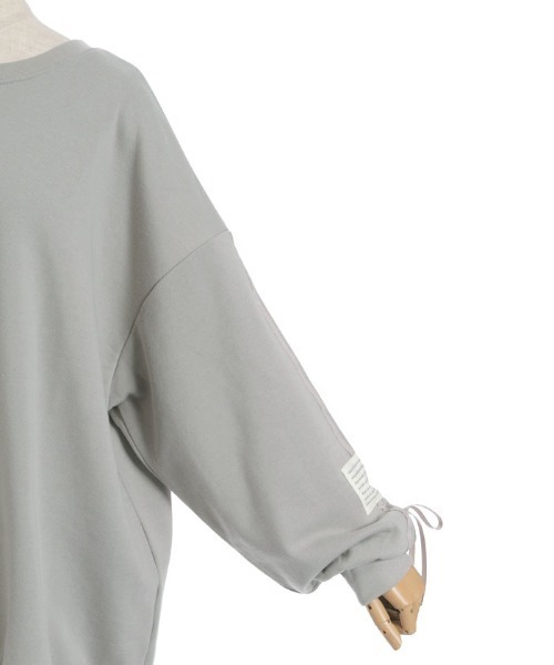 axes femme（アクシーズファム）の「袖ラインカットチュニック（チュニック・レディース・キナリ/ネイビー/グレー・FREE）」の7枚目の写真