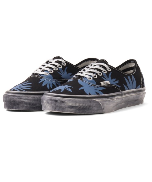 VANS(バンズ)の「VANS LX Authentic 44 Archive / バンズ LX オーセンティック44 アーカイブ(スニーカー・メンズ・ブラック×ブルー・23.0cm/23.5cm/24.0cm/24.5cm/25.0cm/26.0cm/26.5cm/27.0cm/27.5cm/28.0cm)」の1枚目の写真