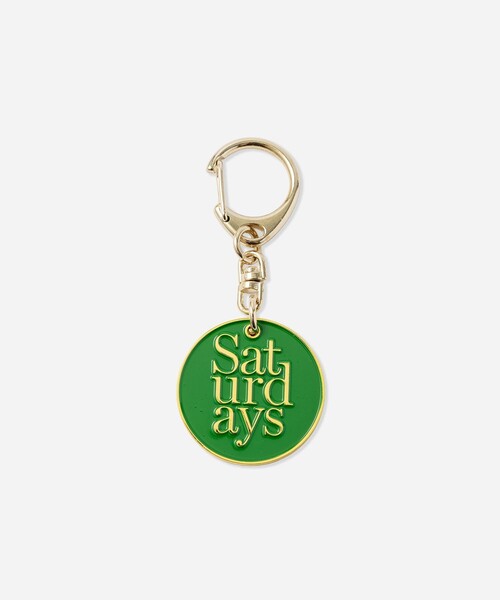 Saturdays NYC（サタデーズ ニューヨークシティ ）の「SNYC Coin Keychain（キーホルダー・メンズ・ブラック/グリーン・FREE）」の2枚目の写真