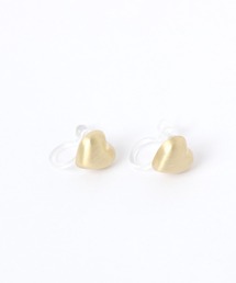ぷっくりツヤハートノンホールピアス / 644523