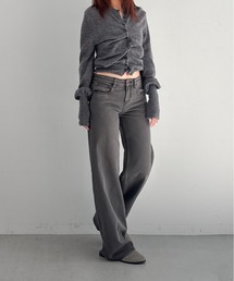 Fax Copy Express（ファックスコピーエクスプレス）の「FAX COPY EXPRESS Vintage washed brown-black 888（デニムパンツ）」