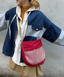 DOUBLE NAME（ダブルネーム）の「配色メッシュ切替ワンショルダーバッグ（ショルダーバッグ）」