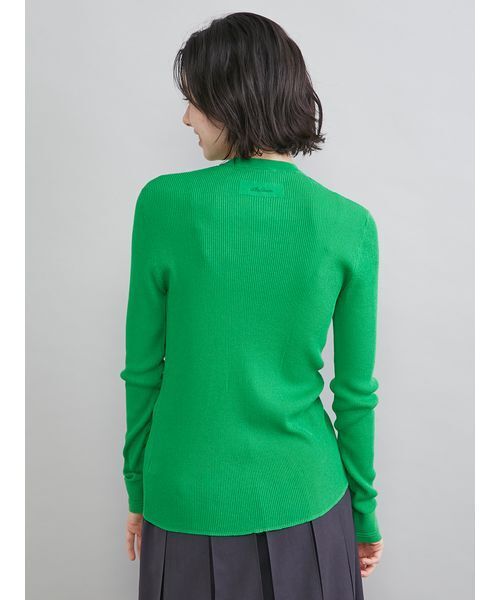 Mila Owen（ミラオーウェン）の「UVケアシアーリブニットカーディガン（カーディガン/ボレロ・レディース・ブラック/グレー/レッド/グリーン・1/0）」の18枚目の写真