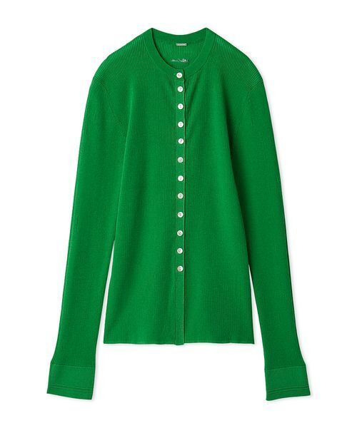 Mila Owen（ミラオーウェン）の「UVケアシアーリブニットカーディガン（カーディガン/ボレロ・レディース・ブラック/グレー/レッド/グリーン・1/0）」の11枚目の写真