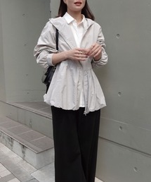 CORNERS（コーナーズ）の「バルーンペプラムフードブルゾン（ブルゾン）」