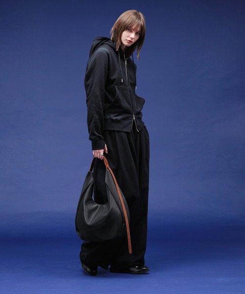 SELLE GLANT（セレグランテ）の「2WAY BICOLOR SHOULDER BAG/2WAYバイカラーショルダーバッグ（ショルダーバッグ・メンズ・キャメル/オフホワイト/ブラック・ONESIZE）」の12枚目の写真
